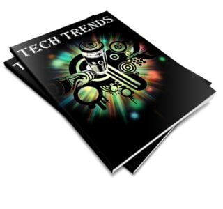 Free tech trends report magazine illustration