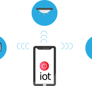 Free internet of things iot network vector