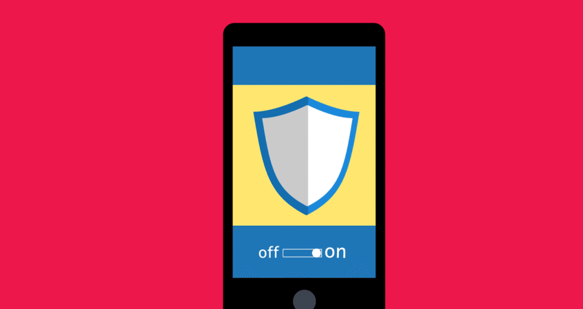 Free cyber security phone login vector
