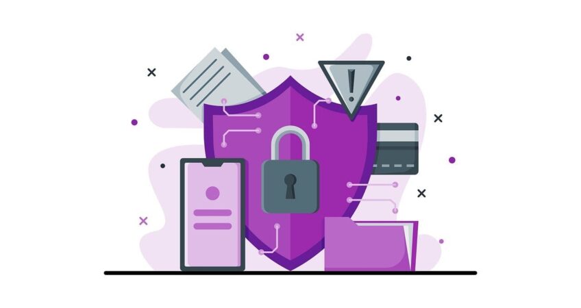 Free internet security digital vector