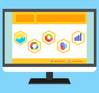 Free statistic survey website vector