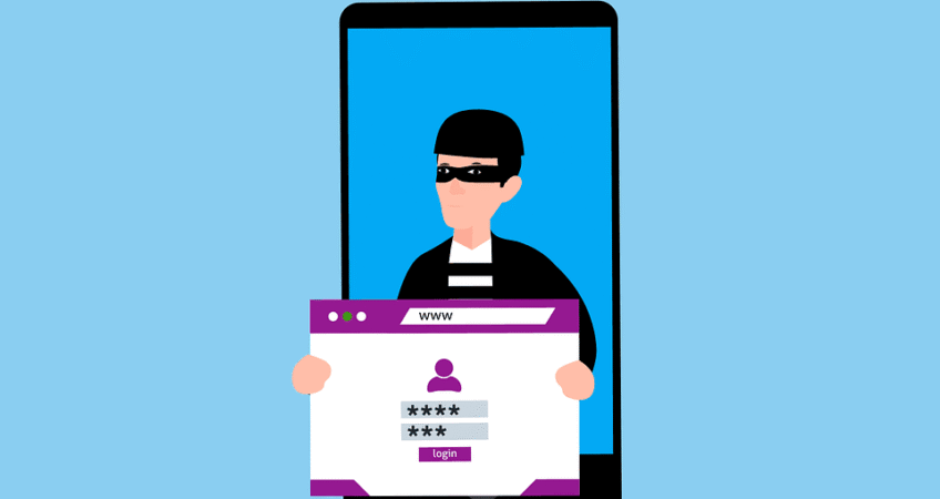 Free phishing scam website vector