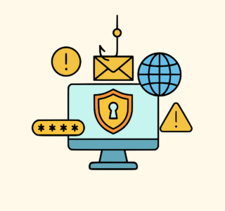 Free cybercrime security scam vector