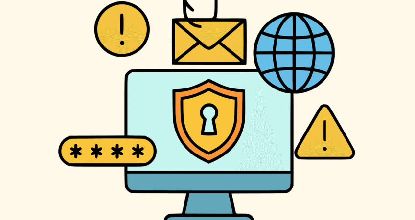 Free cybercrime security scam vector