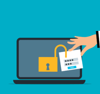 Free attack unsecured laptop vector