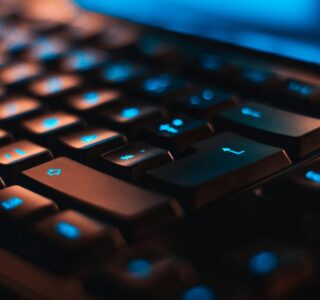 closeup photo of computer keyboard