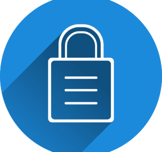 Free castle security locked vector