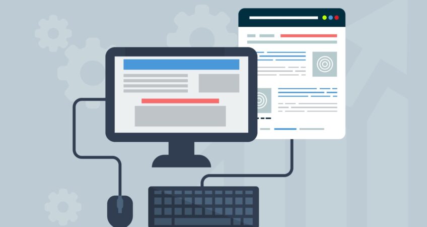 Free web design user interface website illustration